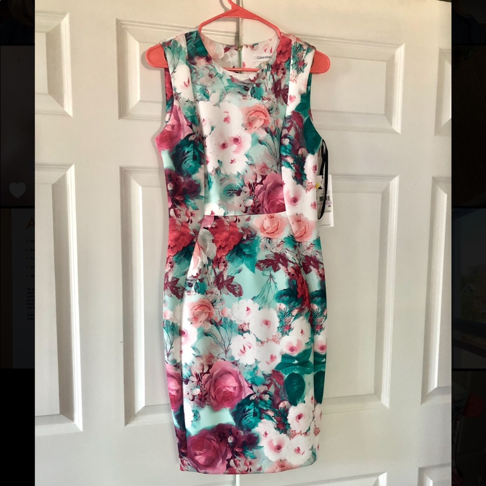 NWT Calvin Klein sheath business or formal dress
